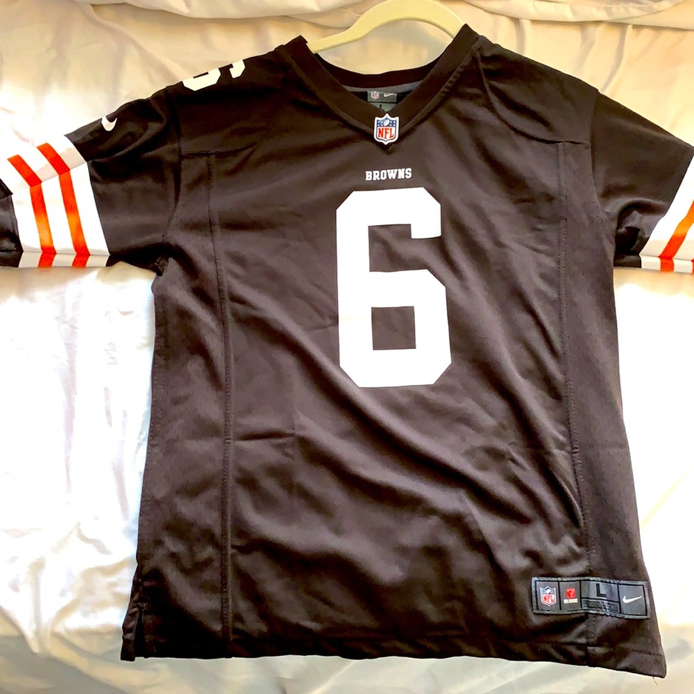 Nike-NFL Youth Large Brian Hoyer throwback jersey